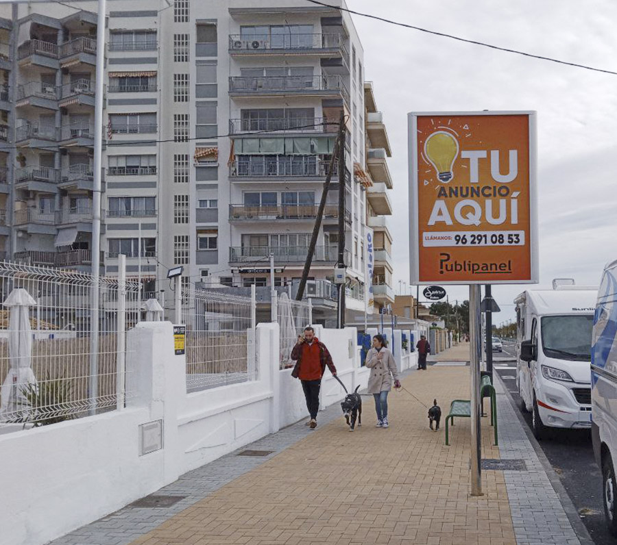 Soportes para anuncios publicitarios