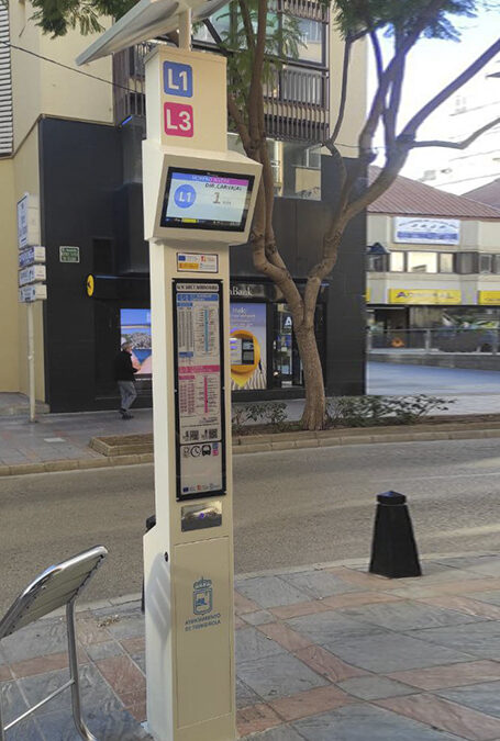 TÓTEM PARADA DE AUTOBÚS FUENGIROLA