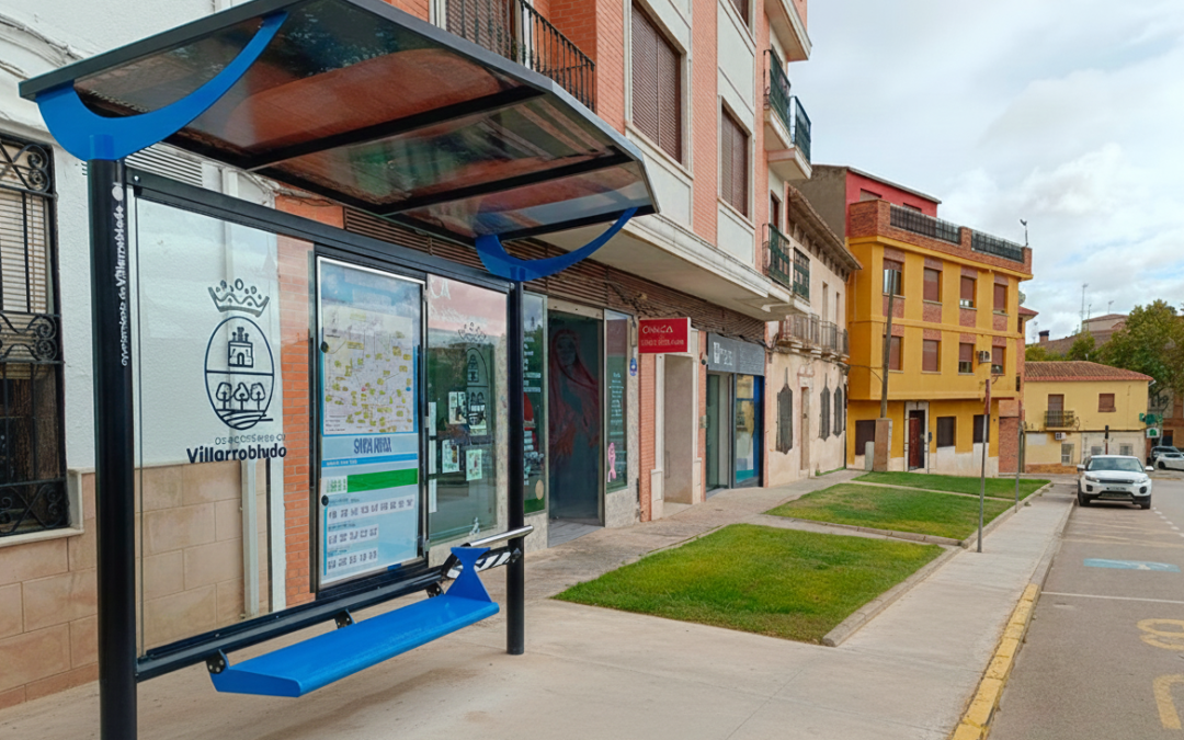 Mobiliario urbano para paradas de autobús