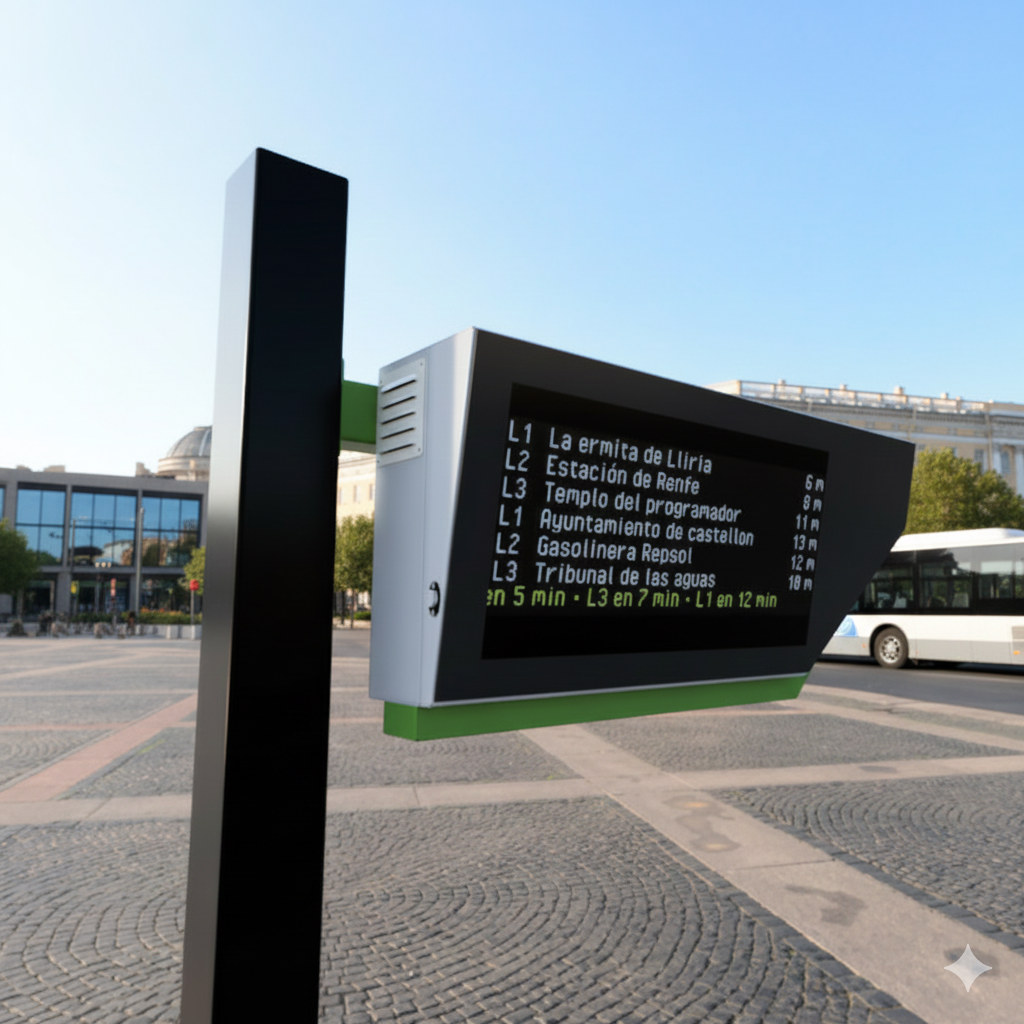 R3 impulsa la movilidad inteligente en Castellón con el Poste Inteligente NOVA