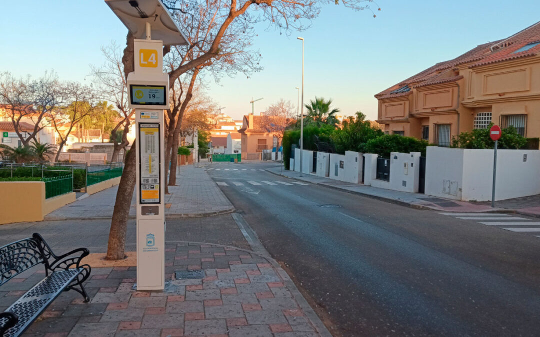 TÓTEM PARADA DE AUTOBÚS FUENGIROLA
